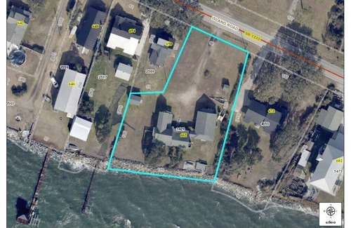 Harkers Island House | Waterfront vacation rental with views of Cape Lookout Lighthouse!