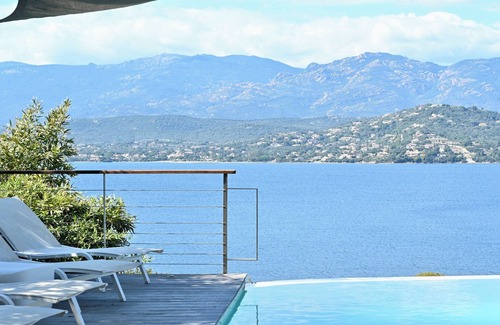Porto-Vecchio Villa | Waterfront villa, 7 suites with panoramic sea view, air-conditioned pool