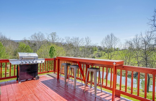 Rileyville Apartment | Waterfront Virginia Retreat w/Canoe, Pets Welcome