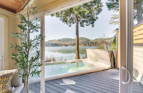 Olympia House | Waterfront Washington Getaway with Hot Tub and Deck!