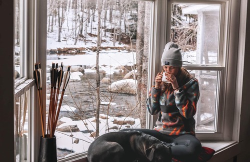 Upper Jay House | Waterfront Wonderland Historic River Cabin Sauna & Swimming Hole