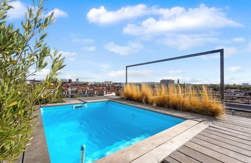 Minimes - Barriere de Paris Apartment | Watergate - piscine sur le toit et vue panoramique sur la ville
