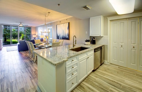 Fort Walton Beach Condo | Waterscape A216 ~ 2 Bedroom + Bunkroom, 2.5 Bath ~ Sleeps 8 ~ Ground floor near all the action!