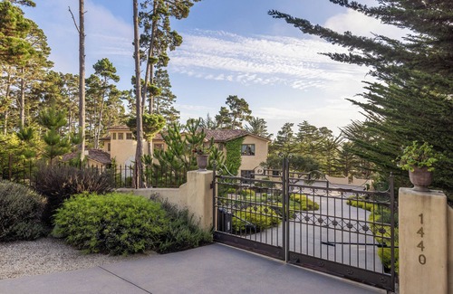 Pebble Beach House | Wave House, New, Mediterranean 5-bedroom, 5 bath stunning home by the Lodge