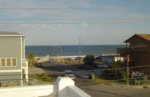 Kure Beach House | Welcome to “Happy Ours” with Ocean Views & just 120 steps to the Beach!