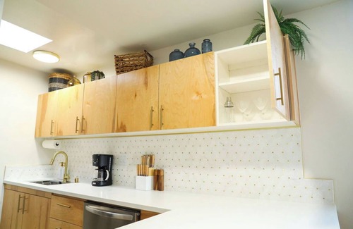 Mission Hills Apartment | Welcome to The Hillside Hideaway! This unique rental offers two separate units, perfect for two families or couples vacationing together who want their own private space. Step inside to discover a one-of-a-kind blend of mid-century retro-chic.