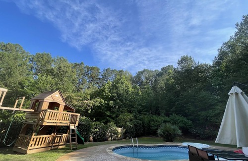 Powder Springs House | Welcome to the Posh Farmhouse with swimming pool!