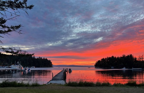 Friday Harbor House | West Facing Waterfront with Dock