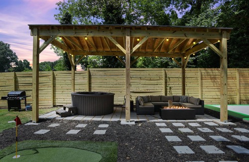 Atlanta House | Whimsical Retreat with Pickleball Court, Basketball & Golf