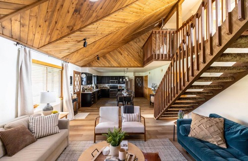 Greer Cabin | 'Whispering Hollow Lodge' on Greer Main St!