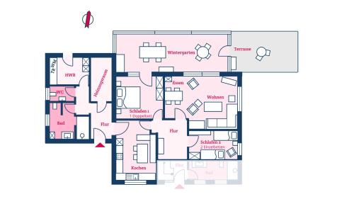 Alkersum Apartment | White House Ferienwohnung 1