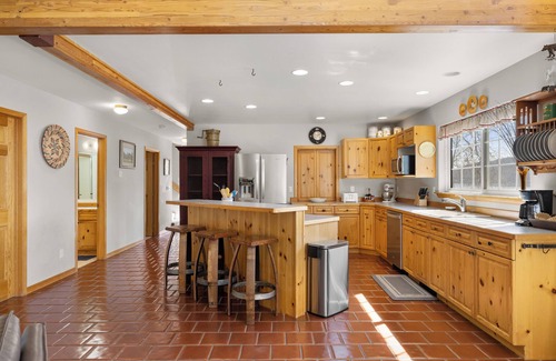 Whitefish House | Whitefish Lakefront Cabin w/Private Beach & Dock, Private Apt & Hot Tub