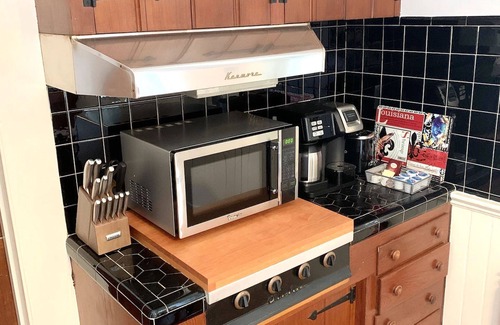 Faubourg Marigny Bed & Breakfast | Wieland Suite Spacious 3 rm King Suite, eat in kitchenette, laundry, courtyard view