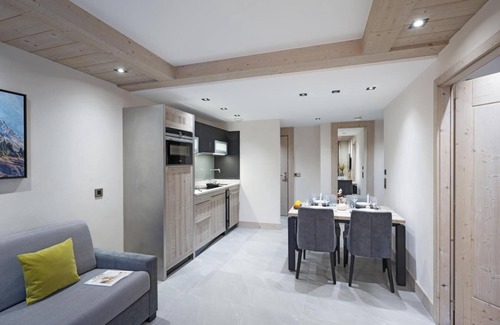 Le Grand-Bornand Apartment | Wifi, fitness, swimming pool, balcony, parking, tv, ski locker, 40m², Le Grand Bornand