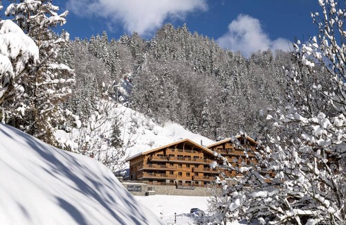 Le Grand-Bornand Apartment | Wifi, fitness, swimming pool, balcony, parking, tv, ski locker, 40m², Le Grand Bornand