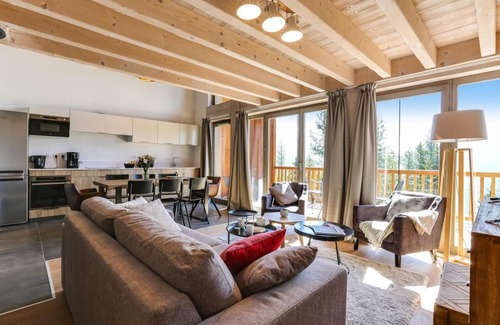 Les Eucherts Apartment | Wifi, sauna, terrace, balcony, parking, tv, ski locker, 90m², La Rosière