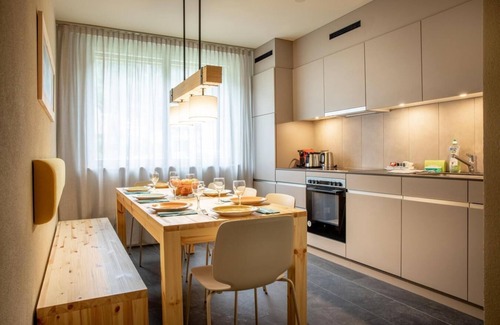 Meiringen Apartment | Wifi, sauna, terrace, balcony, tv, ski locker, 90m², Meiringen-Hasliberg