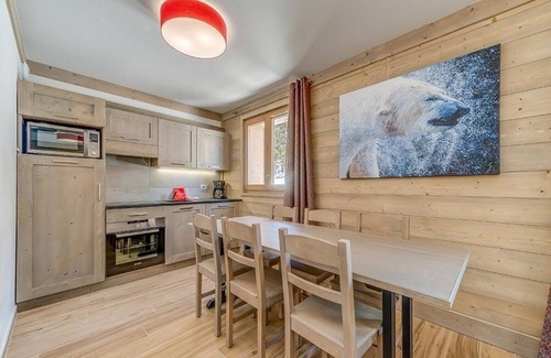 La Rosiere Apartment | Wifi, ski-in/ski-out & foot of the slopes, view mountain, swimming pool, sauna, hammam, balcony