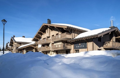 Les Saisies Apartment | Wifi, ski-in/ski-out & foot of the slopes, view mountain, fitness, swimming pool, sauna, hammam