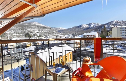 Ax-les-Thermes Apartment | Wifi, ski lifts base, fitness, swimming pool, sauna, parking, ski locker, 28m², Ax-Les-Thermes