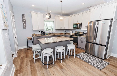 Carova Beach House | WILD HORSES! Secluded, 4-wheel drive, family get-away, 4x2190, Just Beachy