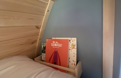 Newton Ferrers Cabin | Wild Luxury Bluebell Glamping Pod with Wood Fired Hot Tub in quiet rural setting