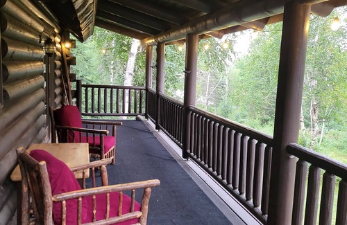 Isabella Cabin | Wilderness Log Home on the River Ely Lakes Fish Hike Ski Snowmobiling ATV Pets