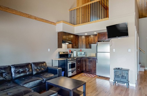 Lac Le Jeune Cabin | Wilderness resort cabin with deck, free WiFi, & full kitchen - dog-friendly