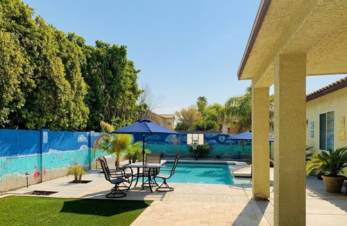 Wildflower Ranch House | Wildflower Ranch Backyard Oasis with Pool & Spa