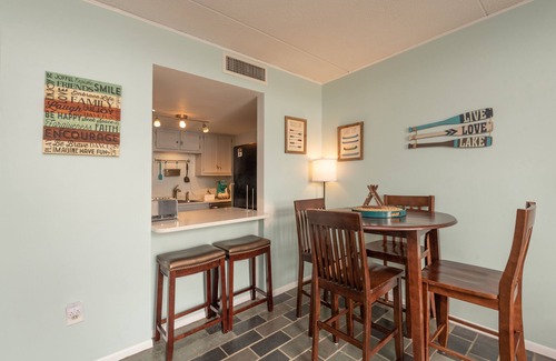 Thayerville Condo | Will O' The Wisp 306C: Unique Lakefront One Bedroom Condo with Great Fireplace &