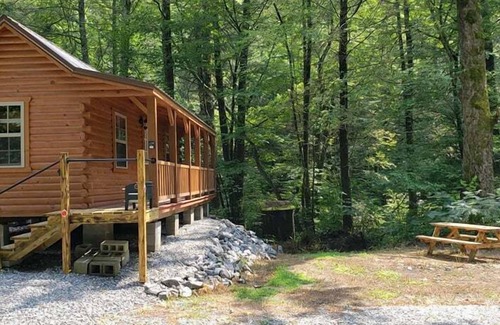 Elgin Cabin | Windrock Hideout Log Cabin Trails 26,27 and 43