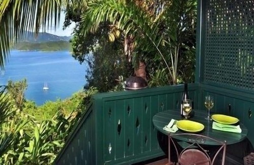 Estate Calabash Boom Cottage | Windwardside Cottage: Quaint, Quiet, romantic, Spa, Great Ocean View & gardens