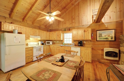 Vein Mountain Cabin | Winter Hiking + Hot Tub Soaks! Marion Mtn Cabin
