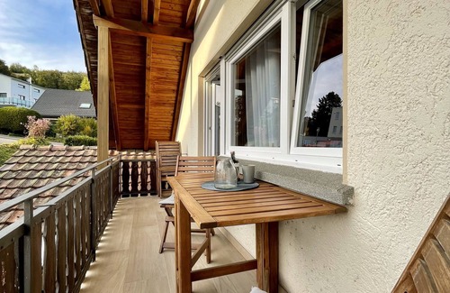 Gottmadingen Apartment | Winter in the Hegau - beautiful, new vacation apartment on the Heilsberg