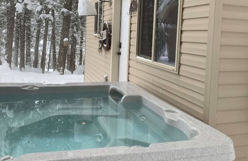 Island Park Cabin | WINTER SNOWMOBILERS-King sized bed & private bathroom! Dog friendly! HOT TUB!