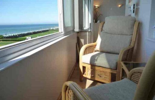 Seafront Apartment | With spectacular sea views the flat is literally across the road from the Beach.