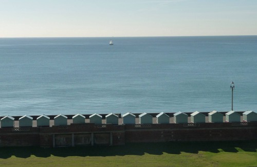 Seafront Apartment | With spectacular sea views the flat is literally across the road from the Beach.