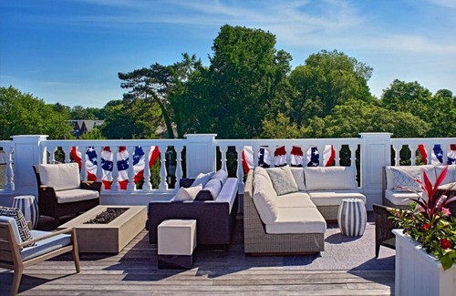 Historic Hill Apartment | Within Driving Distance of Castle Hill Light! w/Pool & Parking, and Garden!
