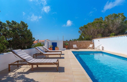 Formentera Villa | Wonderful private villa for 10 people with A/C, private pool, WIFI, TV and patio