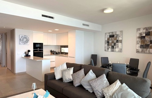 Las Lagunas Apartment | Wonderful sea views, super modern building with swimming pool and gym.