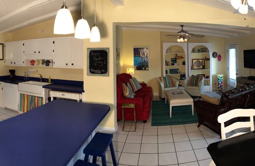 Villa Primera House | Wonderful Home! Pool with shaded outdoor living space! Walker's paradise! Dogs!