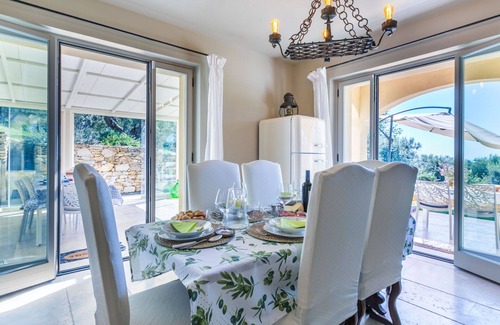 Castagneto Carducci House | Wonderful private villa for 6 people with A/C, WIFI, private pool, TV, patio and panoramic view