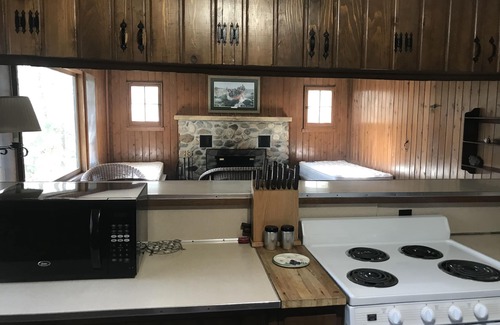Three Lakes Cabin | Wonderful log cabin on quiet, sandy-bottom Franklin Lake