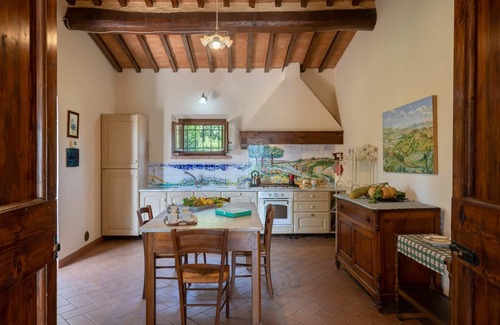 Borgo San Lorenzo Villa | Wonderful private villa for 10 people with A/C, WIFI, private pool, TV, patio and pets allowed