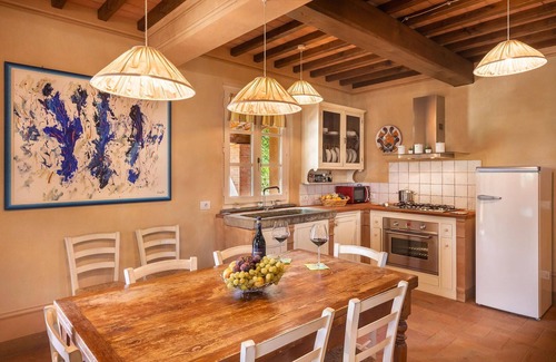 Colle di Compito Villa | Wonderful private villa for 4 people with WIFI, private pool, A/C, TV and veranda, close to Lucca