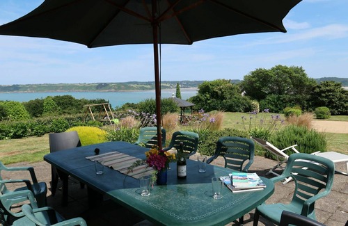 Plestin-les-Greves House | Wonderful private villa for 12 guests with WIFI, TV, patio and pets allowed