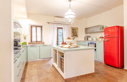 Montecatini Val di Cecina Villa | Wonderful private villa with A/C, hot tub, WIFI, private pool, TV, pets allowed and panoramic view
