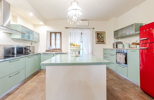 Montecatini Val di Cecina Villa | Wonderful private villa with A/C, hot tub, WIFI, private pool, TV, pets allowed and panoramic view
