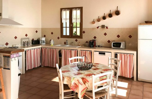 Lalandusse Villa | Wonderful private villa for 8 guests with WIFI, A/C, private pool, TV, terrace and pets allowed