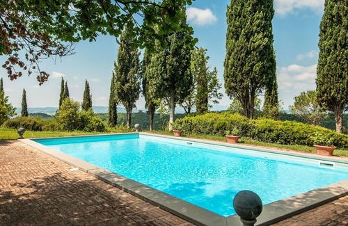Montalcino Villa | Wonderful private villa for 16 people with WIFI, A/C, private pool, TV, patio and panoramic view